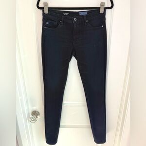 AG The Legging Super Skinny Jeans Dark Blue Size 27